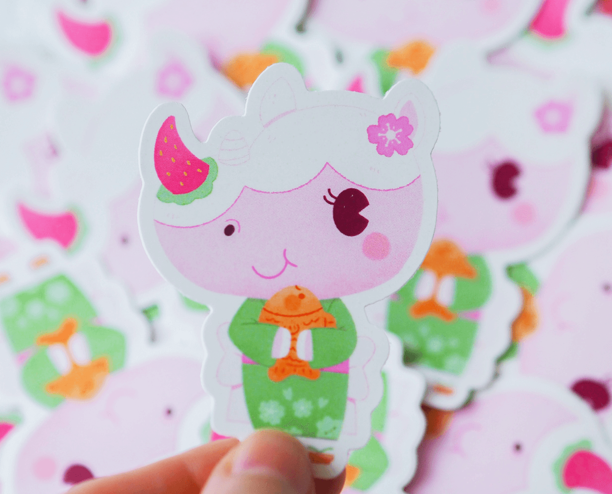 Meringue sticker