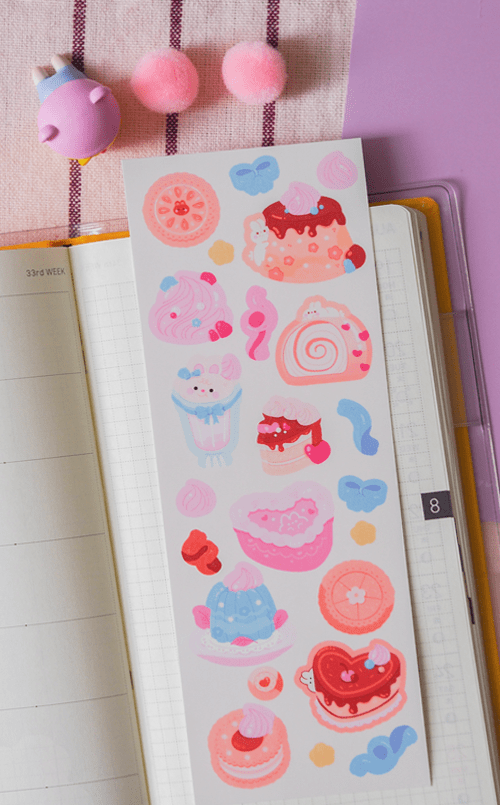 Sweets & bunnies stickers